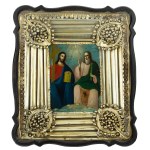 Icon - the Holy Trinity, Russia, 19th / 20th century.