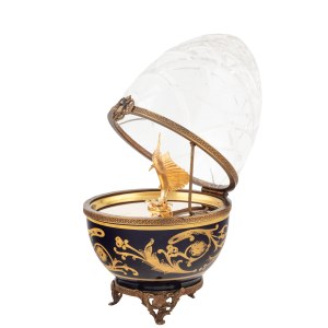 Fabergé egg - Sword fish, France, Limoges, circa 1980.