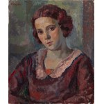 Maurycy (Maurice) Mędrzycki (Mendjizki) (1890 Łódź - 1951 St. Paul de Vance), Portret młodej kobiety, 1930