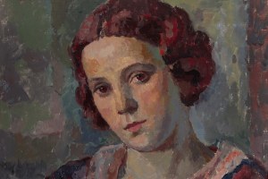 Maurycy (Maurice) Mędrzycki (Mendjizki) (1890 Łódź - 1951 St. Paul de Vance), Portret młodej kobiety, 1930