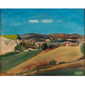 Henryk Hayden (1883 Varsavia - 1970 Parigi), Paesaggio del sud della Francia, 1944