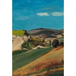 Henryk Hayden (1883 Varsavia - 1970 Parigi), Paesaggio del sud della Francia, 1944