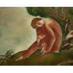 Eugeniusz Zak (1884 Mohylno, Belarus - 1926 Paris), Boy against a Landscape, 1921