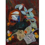 Joseph Hecht (1891 Łódź - 1952 Paryż), Fregata i kosz z rybami, 1931