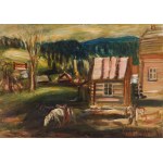 Zygmunt Józef Menkes (1896 Lwów - 1986 Riverdale, USA), Pejzaż z Karpat, około 1930