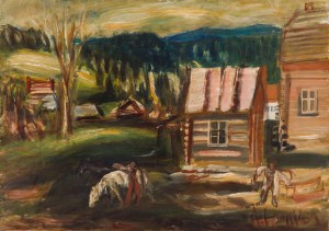 Zygmunt Józef Menkes (1896 Lwów - 1986 Riverdale, USA), Pejzaż z Karpat, około 1930