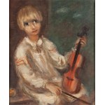 Zygmunt Józef Menkes (1896 Lwów - 1986 Riverdale, USA), Chłopiec ze skrzypcami, około 1930