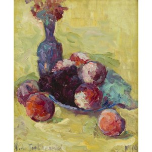 Włodzimierz Terlikowski (1873 Poraj bei Łódź - 1951 Paris), Stillleben mit Äpfeln, 1914