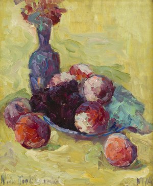 Włodzimierz Terlikowski (1873 Poraj k. Łodzi - 1951 Paryż), Martwa natura z jabłkami, 1914