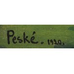 Jean (Jan Miroslaw Peszke) Peske (1870 Golta, Ukraine - 1949 Le Mans, France), The old bridge in Foix (Le vieux pont à Foix), 1920