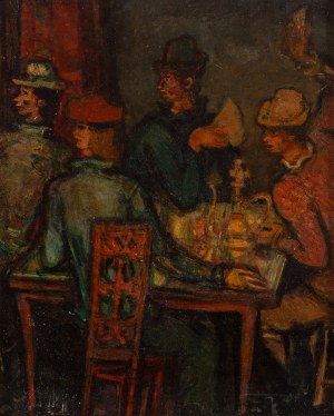 Stanisław Eleszkiewicz (1900 Czutów k. Połtawy - 1963 Paryż), Gra w karty