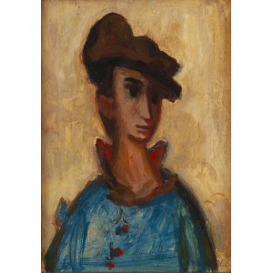 Stanislaw Eleszkiewicz (1900 Czutów near Poltava - 1963 Paris), Portrait of a boy in a cap