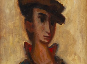 Stanisław Eleszkiewicz (1900 Czutów k. Połtawy - 1963 Paryż), Portret chłopca w czapce