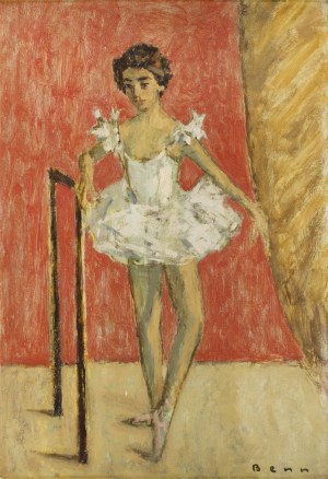 Benn Bencion Rabinowicz (1905 Białystok - 1989 Paryż), Baletnica przy drążku
