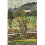 Joseph Pressmane (1904 Beresteczko, Ukraina - 1967 Paryż), Pejzaż wiosenny, 1957
