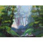 Zofia Lewicka Sonia Lewitska (1874 Wihiliwka - 1937 Paris), Landschaft am Fluss (Paysage à la rivière)