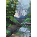 Zofia Lewicka Sonia Lewitska (1874 Wihiliwka - 1937 Paris), Landschaft am Fluss (Paysage à la rivière)