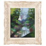 Zofia Lewicka Sonia Lewitska (1874 Wihiliwka - 1937 Paris), Landschaft am Fluss (Paysage à la rivière)