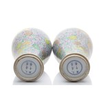 PAIR OF MONUMENTAL VASES WITH FOO LION DECORATION | (CHINA / CHINESE LATE 19TH CENTURY (GUANGXU PERIOD) OR FIRST HALF OF THE 20TH CENTURY.)