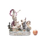 MONUMENTAL SCULPTURAL GROUP TRIUMPH OF NEPTUNE | ERNST BOHNE & SÖHNE, VOLKSTEDT-RUDOLSTADT (GERMANY / GERMAN AROUND 1900)