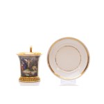 CUP WITH A MYTHOLOGICAL SCENE | BŘEZOVÁ (PIRKENHAMMER), FISCHER & REICHENBACH PERIOD (CZECH / BOHEMIAN 1811-1846)
