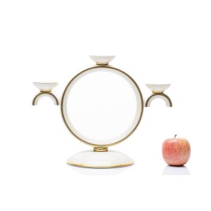 THREE-LIGHT ART DECO CANDLESTICK | ROSENTHAL (GERMANY / GERMAN AROUND 1930)