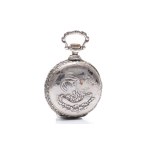 SILVER POCKET WATCH WITH ST GEORGE MOTIF | (AUSTRIA-HUNGARY / AUSTRO-HUNGARIAN AROUND 1900)