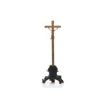 18TH-CENTURY SCULPTOR | TABLE CRUCIFIX ON A ROCOCO BASE