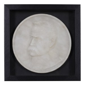 Framed alabaster plaque, 1930s.