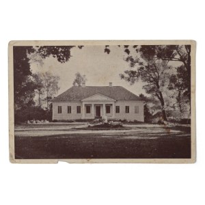 Postcard: the manor house in Pikieliszki - a gift from the Vilnius Land to the First Marshal of Poland Józef Piłsudski