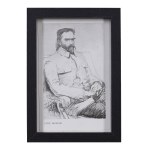 wg. Antoni KAMIEŃSKI (1860-1933), Pocztówka z portretem Marszałka w oprawie, Wydawnictwo Wiadomości Polskich, ok. 1915