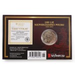 Numismat plaqué or 24 carats - 150e anniversaire de la naissance de Józef Piłsudski 1867-2017