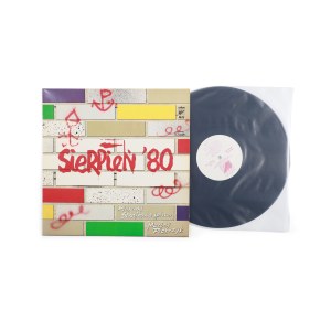 Vinyl record: August '80. Strike songs sung by Maciej Pietrzyk.