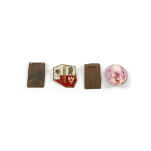 Set of four Solidarity pins