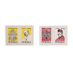 John Paul II and Cardinal Stefan Wyszyński. Set of 2 stamps