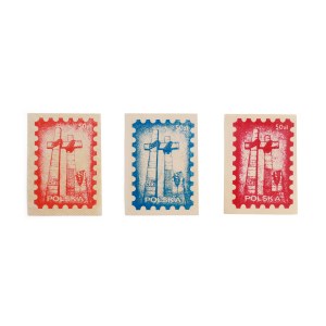 Monument to the Victims of June 1956. Set of 3 stamps