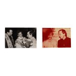 Blessed Father Jerzy Popiełuszko with Lech Wałęsa. Set of 2 photographs, 1980s.