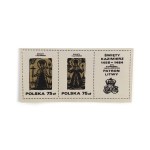 Saint Casimir, 1458–1484. Son of Casimir Jagiellon, Patron Saint of Lithuania. Set of 3 stamps