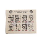Dismissed from their positions at the Warsaw University of Technology in November 1985. Set of 8 stamps