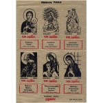 Set of Polish Madonna Stamps, Solidarity Resistance Fund