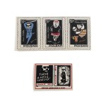 A set of satirical stamps, Solidarity Post, Solidarity Post