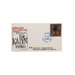 Envelope: 49th Anniversary of the Execution of Polish Officers in Katyn, 1989