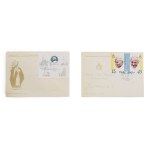 Envelope and postcard from John Paul II’s 3rd Pilgrimage to Poland, 1987