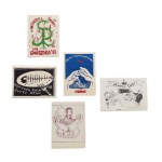 Christmas cards, Solidarity, 1980s (5 pieces)