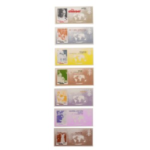 Timbres « Poczta Solidarność ». Lot de 7 pièces