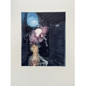 Grzegorz Chojnacki, Night(from the portfolio Style and Workshop. Teka 10 Łódź graphic artists, 1985) , 1985