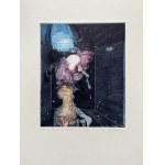 Grzegorz Chojnacki, Noc(z teki „Styl i warsztat. Teka 10 łódzkich artystów grafików”, 1985) , 1985