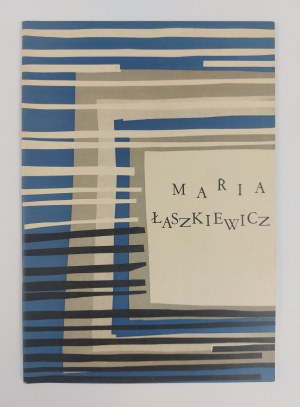 Maria Łaszkiewicz, katalog wystawy tkanin, Zachęta, maj 1968