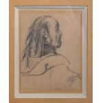Jan Matejko (1838-1893), HEAD OF A MAN, 1869