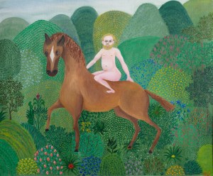 Magdalena Shummer-Fangor (1930), ARIES HORSE MOUNTED, 1974